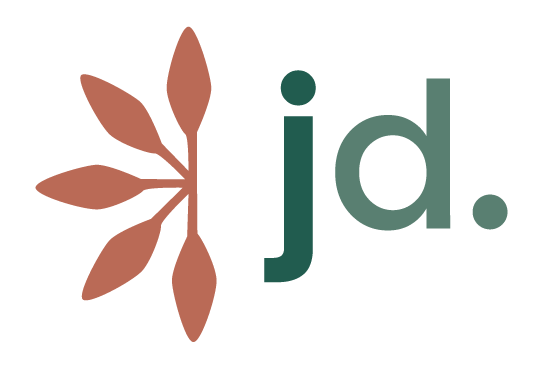 Jarrah Digital Logo with seed pods and JD
